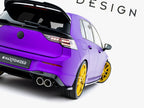 Maxton Design - Rear Side Splitters V.2 Volkswagen Golf R Mk8 Facelift
