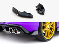 Maxton Design - Rear Side Splitters V.6 + Flaps Volkswagen Golf R Mk8 Facelift
