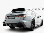 Maxton Design - Rear Side Splitters V.2 Audi RS6 C8 / C8 Facelift / RS7