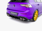 Maxton Design - Rear Splitter (Vertical Bars) V.1 Volkswagen Golf R Mk8 / Mk8 Facelift