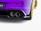 Maxton Design - Rear Splitter (Vertical Bars) V.2 Volkswagen Golf R Mk8 / Mk8 Facelift