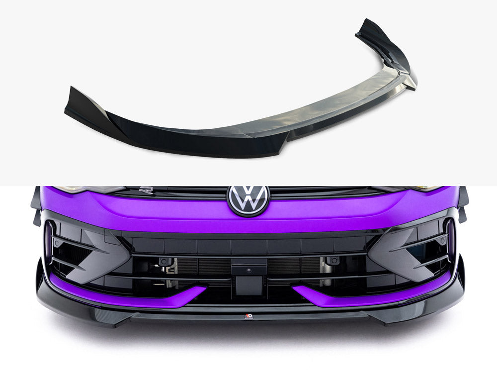 Maxton Design - Front Splitter V.4 Volkswagen Golf R Mk8 Facelift
