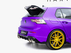 Maxton Design - Street PRO Rear Side Splitters V.2 + Flaps Volkswagen Golf R Mk8 / Mk8 Facelift
