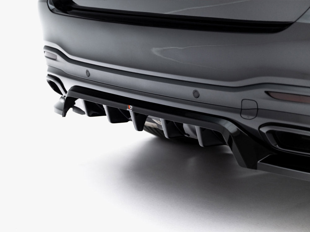 Maxton Design - Rear Splitter (Vertical Bars) Mercedes-Benz GLS AMG-Line X167 Facelift