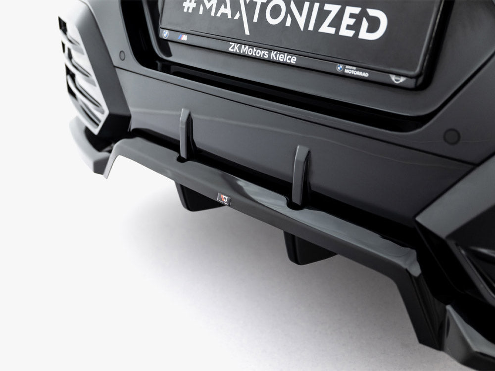 Maxton Design - Rear Splitter (Vertical Bars) BMW X2 M-Pack / iX2 U10