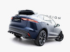 Maxton Design - Rear Splitter (Vertical Bars) Jaguar F-Pace R-Sport Mk1 Facelift