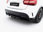 Maxton Design - Rear Splitter (Vertical Bars) Mercedes-Benz GLA 45 AMG X156 Facelift
