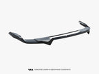 Maxton Design - Rear Splitter (Vertical Bars) Audi Q7 S-Line Mk2 Facelift 2