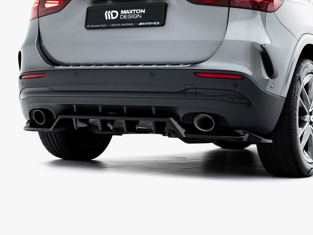 Maxton Design - Rear Splitter (Vertical Bars) Mercedes-AMG GLA 35 H247 Facelift