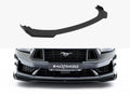 Maxton Design - Street PRO Front Splitter + Flaps Ford Mustang Dark Horse Mk7