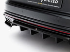 Maxton Design - Rear Splitter (Vertical Bars) Volkswagen Touareg R-Line Mk3 Facelift