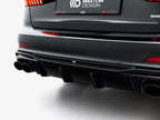 Maxton Design -  Rear Valance + Exhaust Ends Imitation Audi A6 S-Line / S6 C8 / C8 Facelift