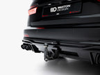 Maxton Design -  Rear Valance + Exhaust Ends Imitation Audi A6 S-Line / S6 C8 / C8 Facelift