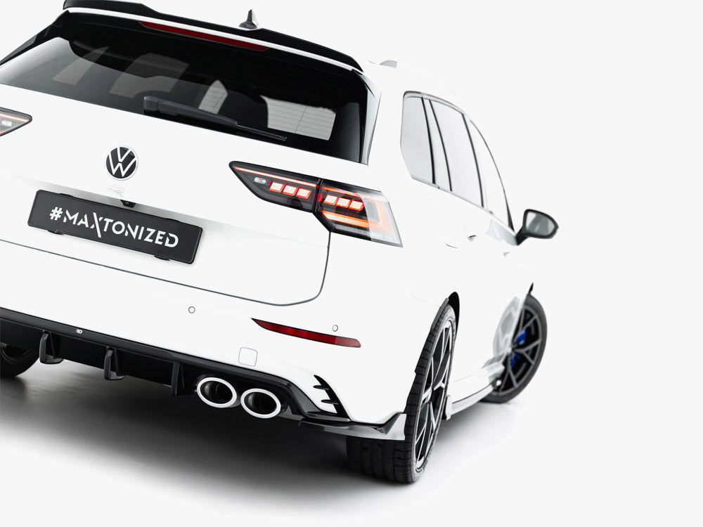 Maxton Design - Rear Side Splitters V.2 Volkswagen Golf R Variant Mk8 Facelift