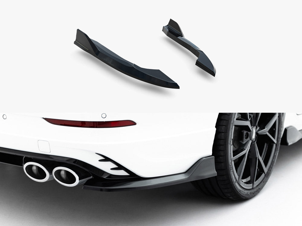 Maxton Design - Rear Side Splitters V.1 Volkswagen Golf R Variant Mk8 Facelift