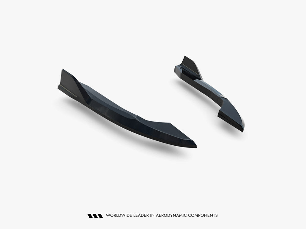 Maxton Design - Rear Side Splitters V.1 Volkswagen Golf R Variant Mk8 Facelift