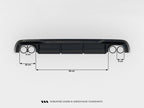Maxton Design - Rear Valance Audi A5 Sportback 8T Facelift (Version with dual exhausts on both sides)