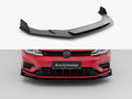 Maxton Design - STREET PRO FRONT SPLITTER V.2 VW GOLF 7 R / R-LINE FACELIFT