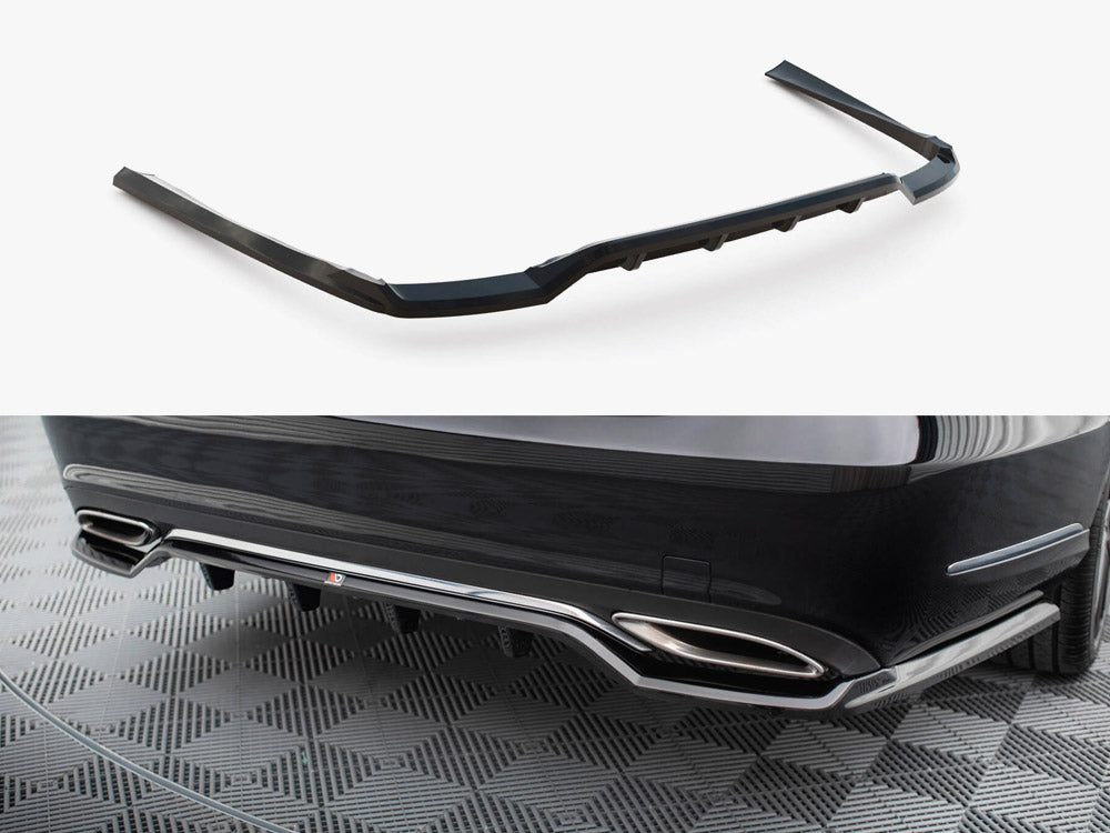 Maxton Design - Rear Splitter (Vertical Bars) Mercedes-Benz E W212 Facelift