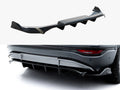 Maxton Design - Rear Splitter (Vertical Bars) Audi Q6 e-tron S-Line / SQ6 e-tron SUV / Sportback Mk1