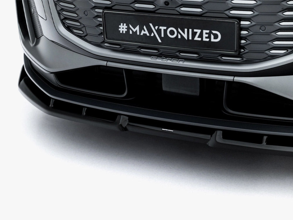 Maxton Design - Front Splitter Audi Q6 e-tron Standard / S-Line / SQ6 e-tron SUV / Sportback Mk1