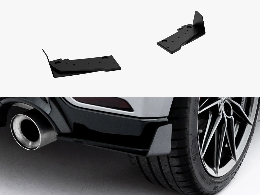 Maxton Design -Street PRO Rear Side Splitters + Flaps Toyota GR Yaris Mk4 Facelift