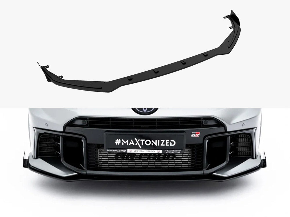 Maxton Design - Street PRO Front Splitter + Flaps Toyota GR Yaris Mk4 Facelift