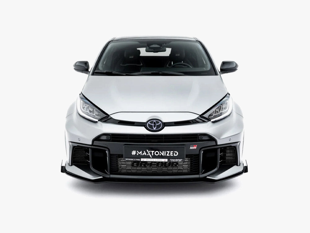 Maxton Design - Street PRO Front Splitter + Flaps Toyota GR Yaris Mk4 Facelift