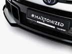 Maxton Design - Street PRO Front Splitter + Flaps Toyota GR Yaris Mk4 Facelift