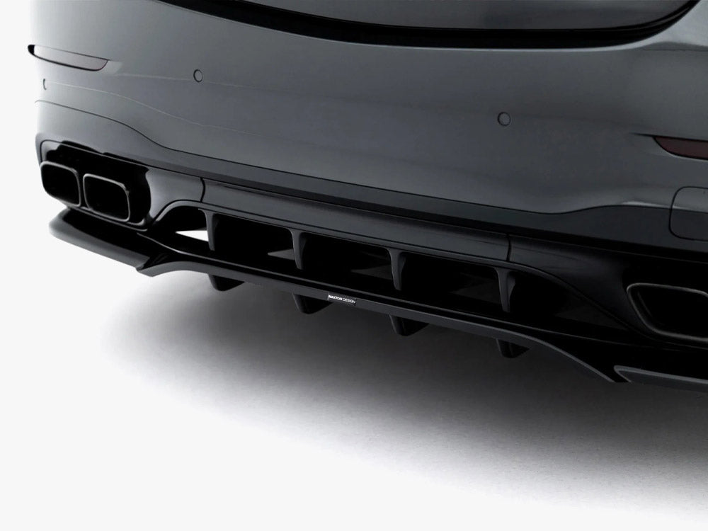 Maxton Design - Rear Splitter (Vertical Bars) Mercedes-AMG C63 Sedan / Estate W206 / S206