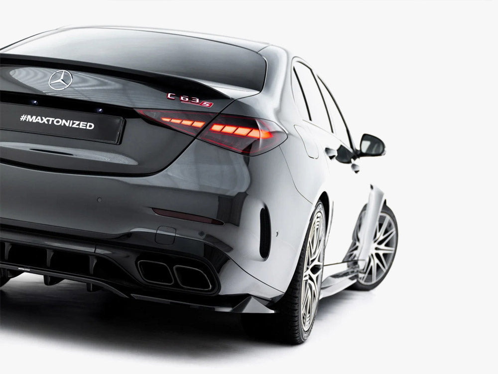 Maxton Design - Rear Splitter (Vertical Bars) Mercedes-AMG C63 Sedan / Estate W206 / S206