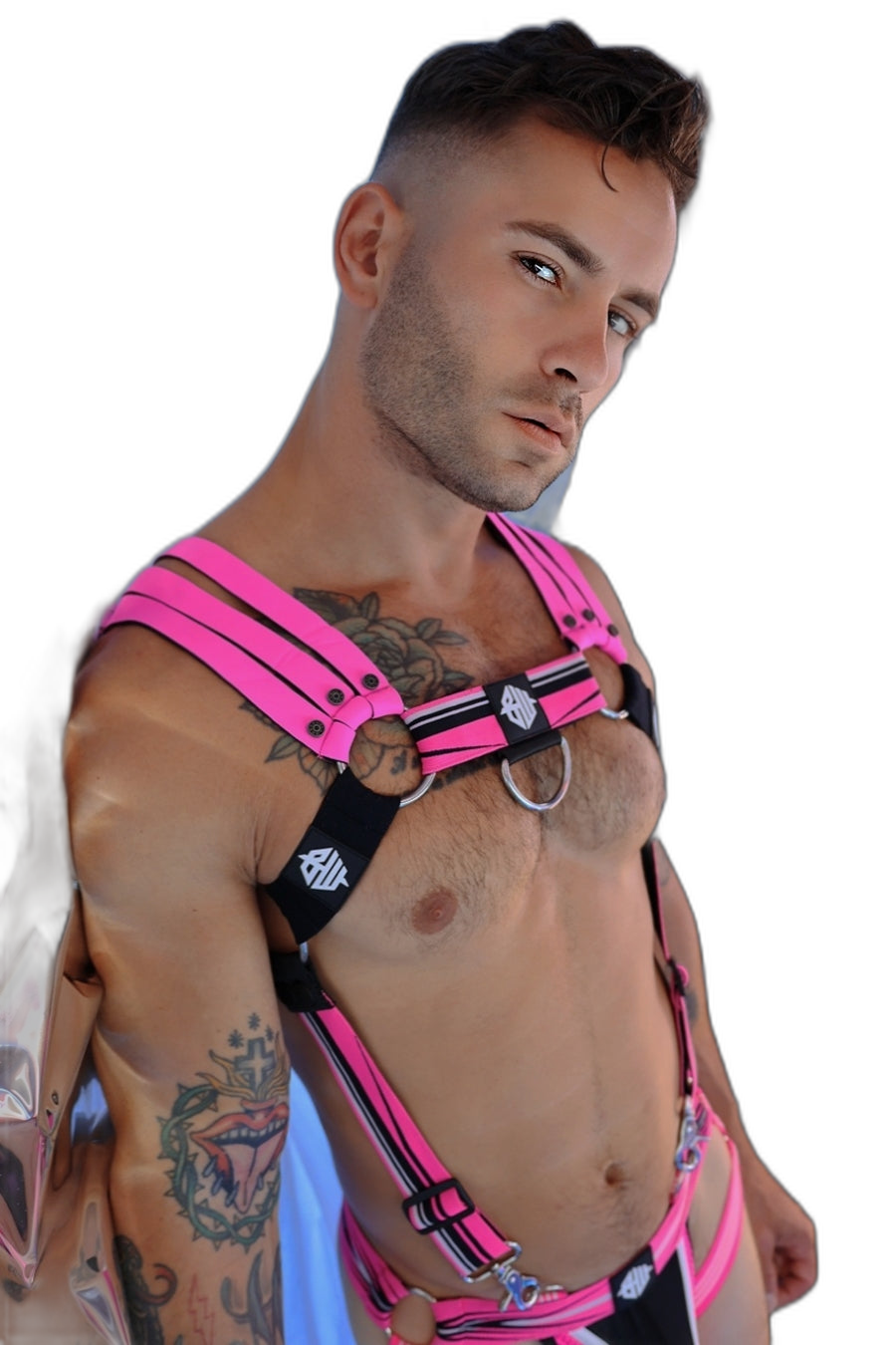 Breedwell Circuit Breaker Body Harness Neon Pink