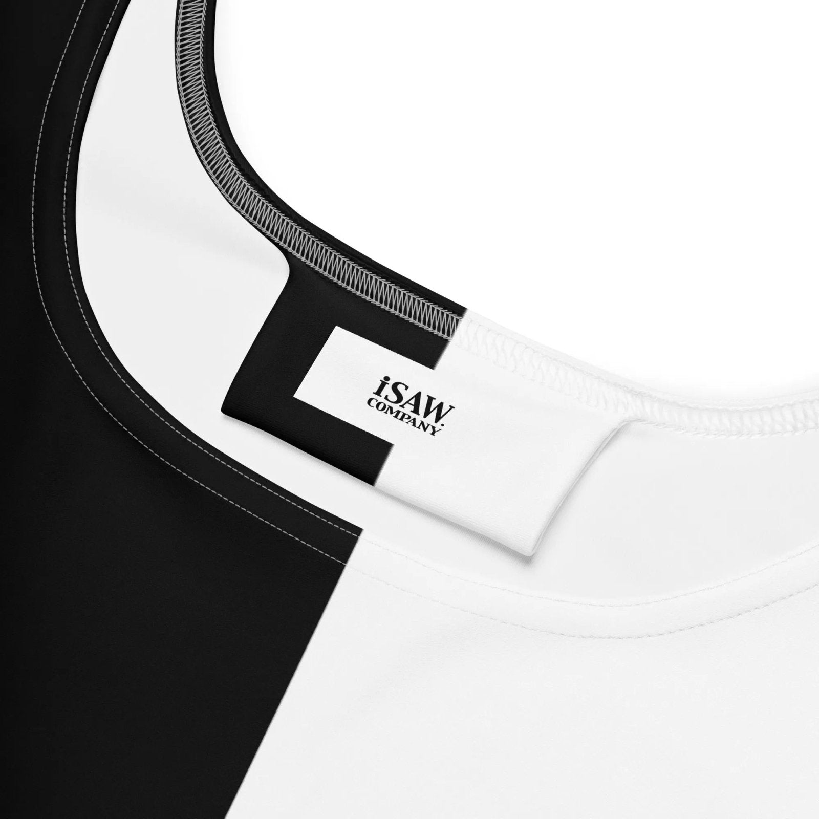 Half Black Half White - Womens Skater Dress
