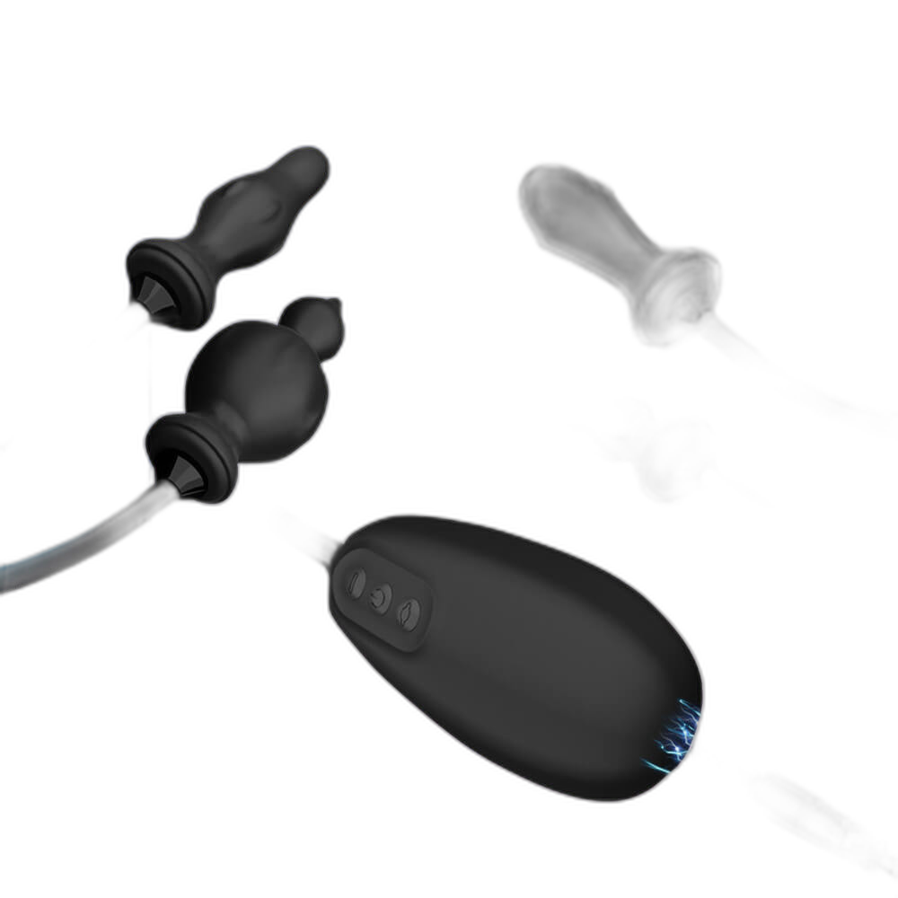 Inflatable Butt Plug - 10 Frequency Anal Vibrator - Anal Trainer