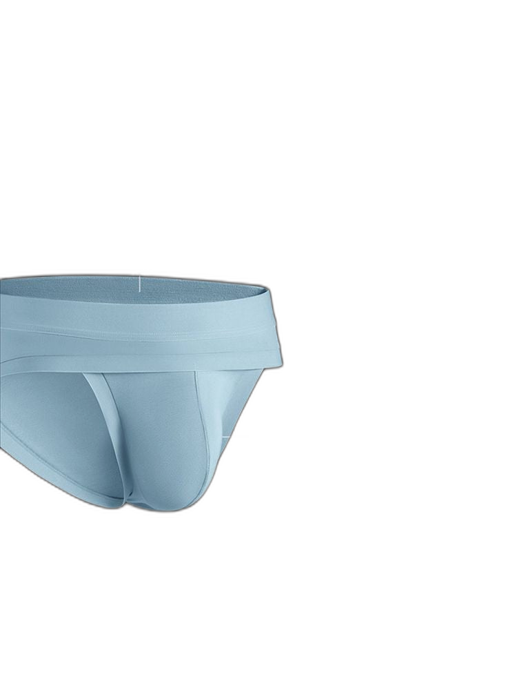 2 Pack Men's Ultra-Soft Fabric Stretch Fit Supportive Pouch Breathable Briefs
