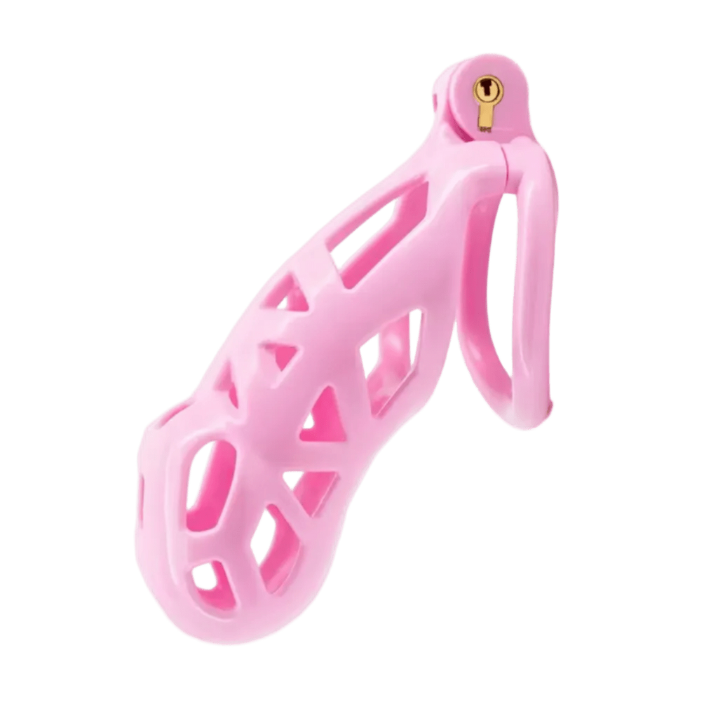 Chastity Cage Sissy Pink