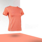 Summer Yoga Sweat Absorption Quick Drying Short Sleeve T-shirt