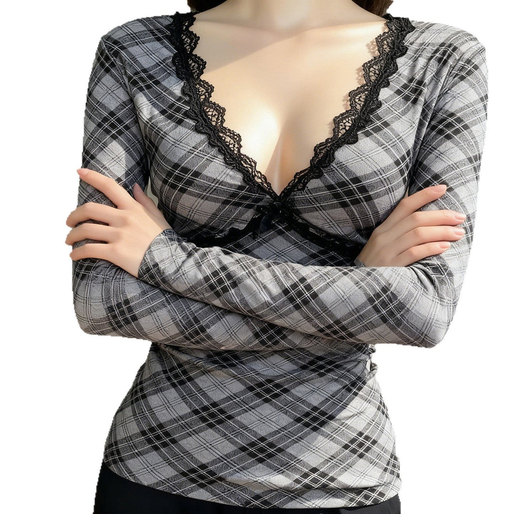 Women's Slim Fit Slim Bottoming Top