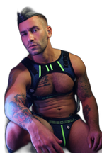 Breedwell Cockpit Tank Harness Neon Green