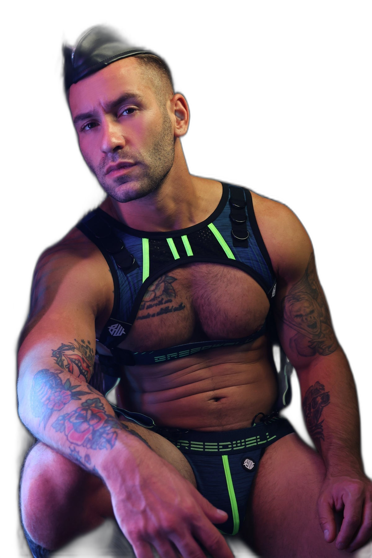 Breedwell Cockpit Tank Harness Neon Green