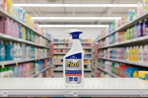 10 x Flash Professional Multi-Purpose Cleaner With Bleach 750Ml