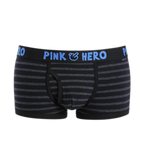 Pink Hero Simple Striped Boxers