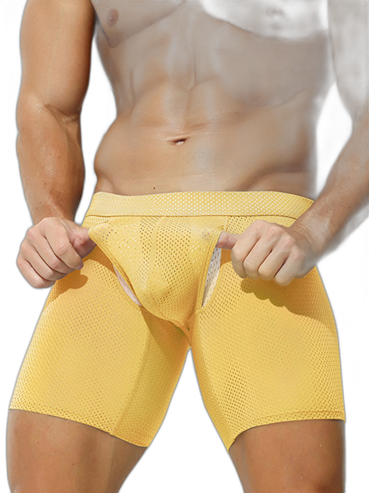 2 Pack Men's Sporty Cut Anti-Chafing Breathable Stretch Fit Midway Briefs