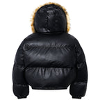Retro-style Padded Cotton Coat With A Thick Fur Collarunisex