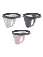 3 Pack Men's Contoured Pouch Ice Silk Thong