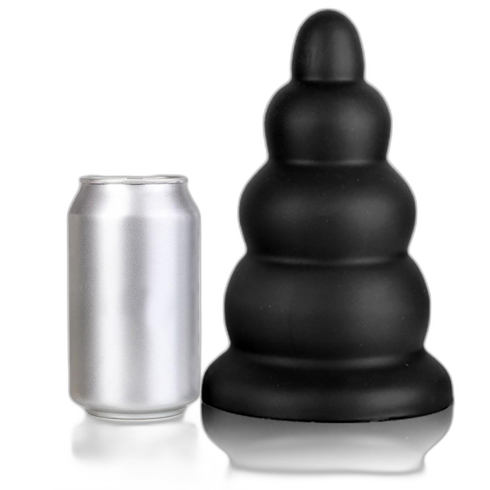Tower - Ribbed Butt Plug - Thick Butt Plug - Anal Sex Toy