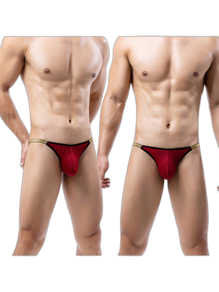 3 Pack Men's Sexy Low-Rise Hip-Lifting Briefs