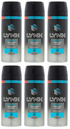 6 x Lynx  Body Spray Ice Chill 150 Ml