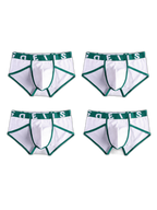4-pack Men's Ultra-Soft Breathable Cotton High-Stretch Briefs 