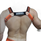 Breedwell Revolution Bulldog Harness Neon Orange